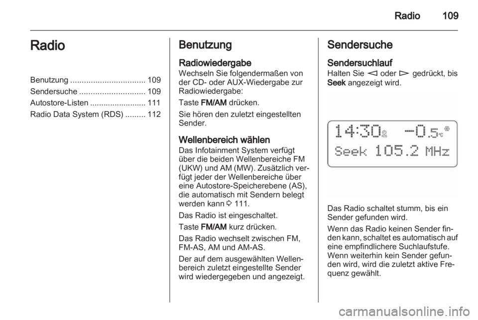 OPEL ANTARA 2012  Infotainment-Handbuch (in German) 