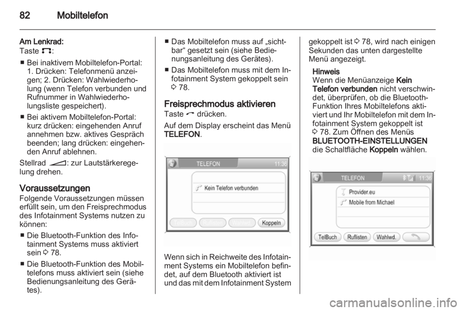 OPEL ANTARA 2012  Infotainment-Handbuch (in German) 