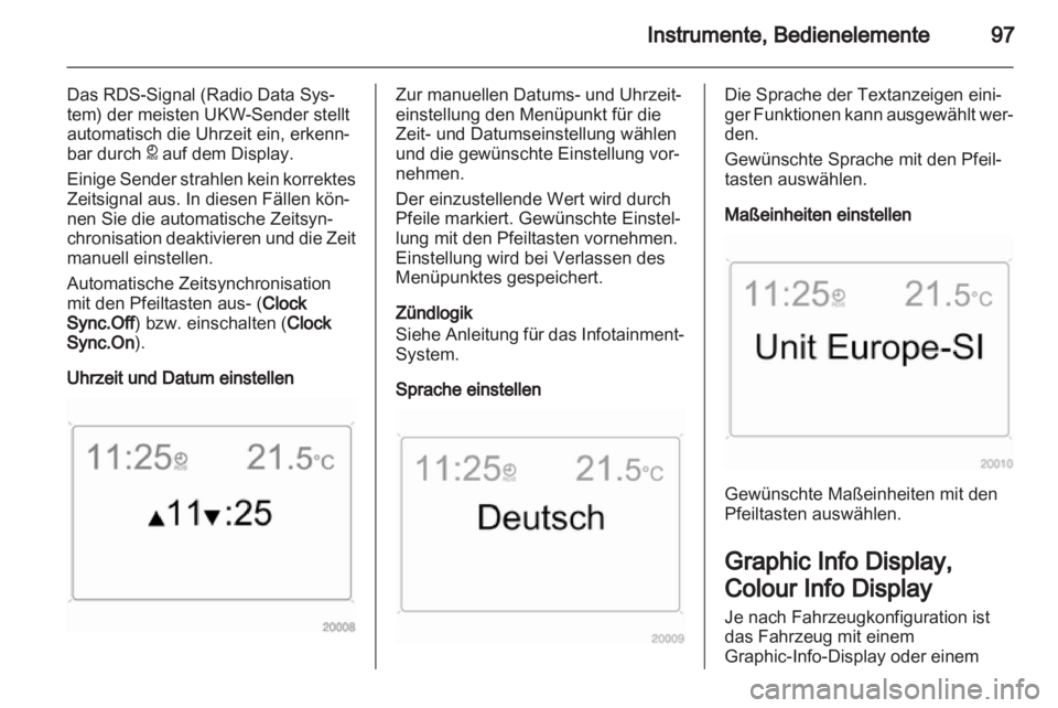 OPEL ANTARA 2012.5  Betriebsanleitung (in German) 