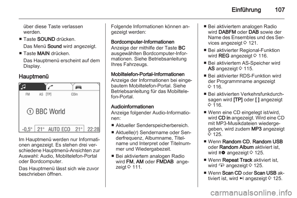 OPEL ANTARA 2013  Infotainment-Handbuch (in German) 