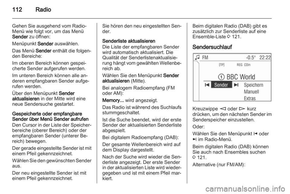 OPEL ANTARA 2013  Infotainment-Handbuch (in German) 