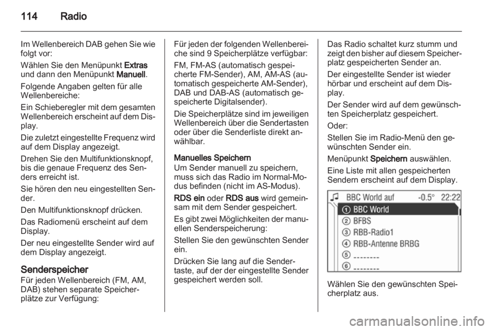OPEL ANTARA 2013  Infotainment-Handbuch (in German) 