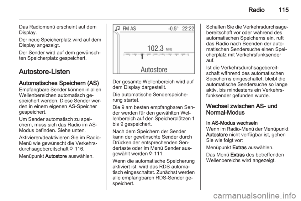 OPEL ANTARA 2013  Infotainment-Handbuch (in German) 