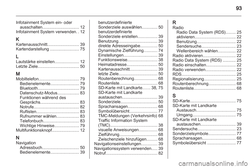 OPEL ANTARA 2013  Infotainment-Handbuch (in German) 