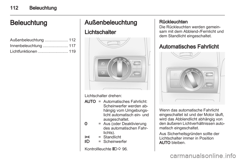 OPEL ANTARA 2013.5  Betriebsanleitung (in German) 