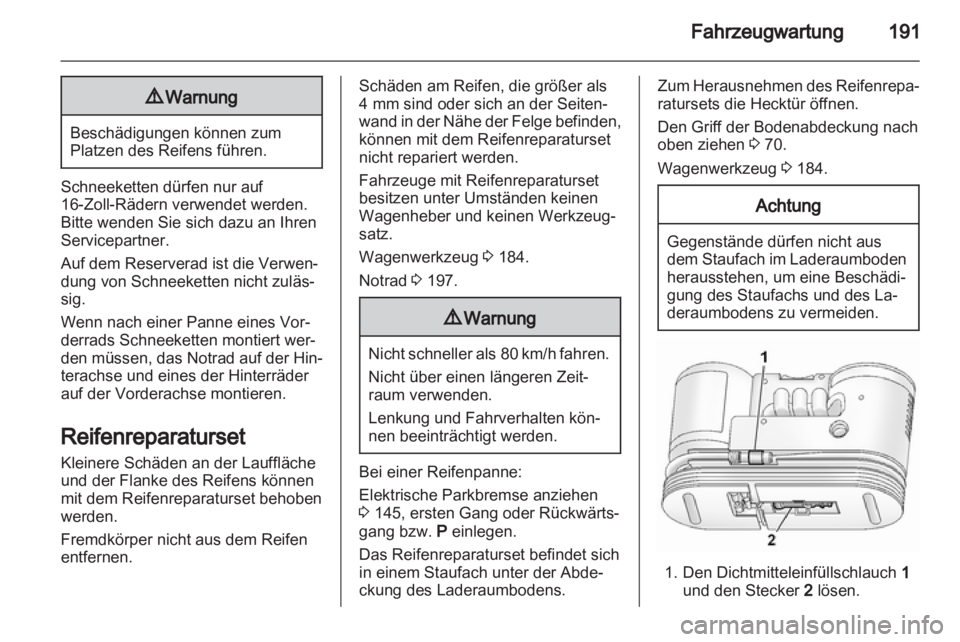 OPEL ANTARA 2013.5  Betriebsanleitung (in German) 
