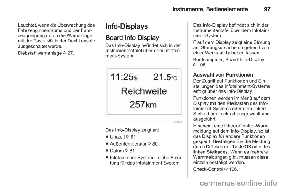 OPEL ANTARA 2013.5  Betriebsanleitung (in German) 