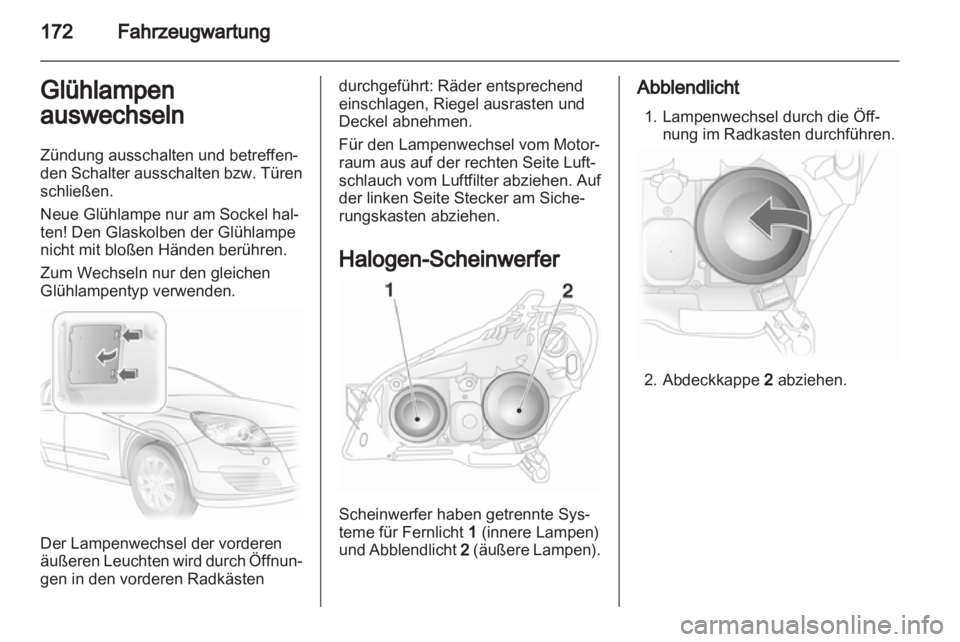 OPEL ASTRA H 2011  Betriebsanleitung (in German) 