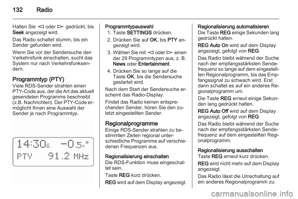 OPEL ASTRA H 2012  Infotainment-Handbuch (in German) 