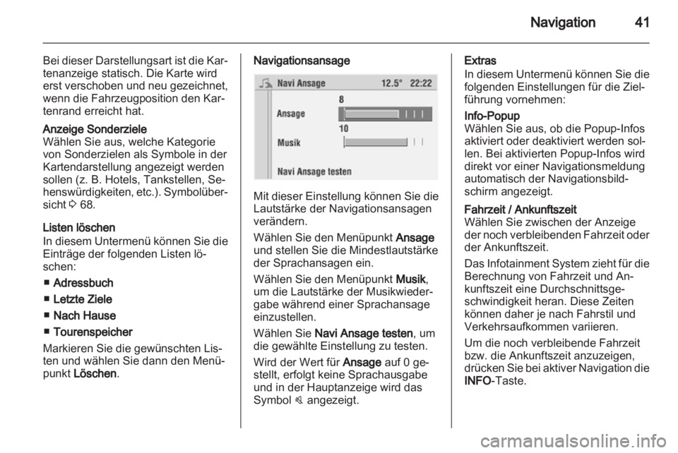 OPEL ASTRA H 2012  Infotainment-Handbuch (in German) 