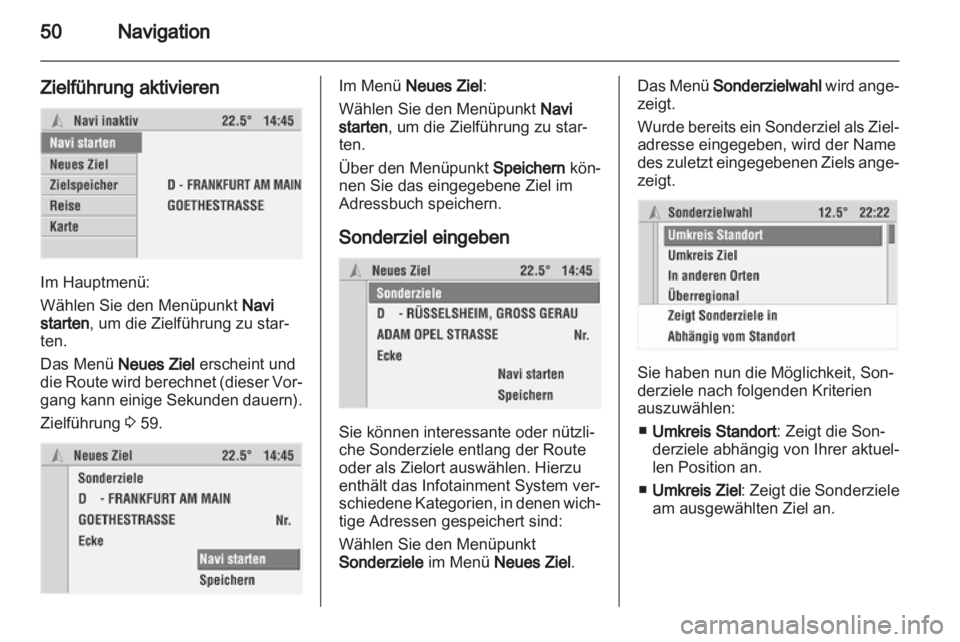 OPEL ASTRA H 2012  Infotainment-Handbuch (in German) 