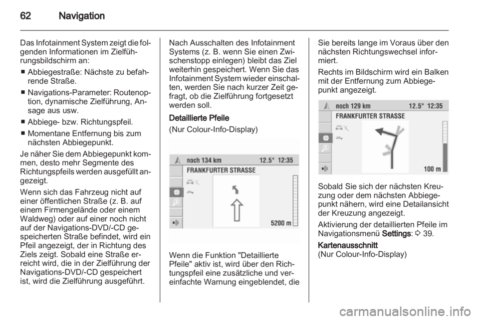 OPEL ASTRA H 2012  Infotainment-Handbuch (in German) 