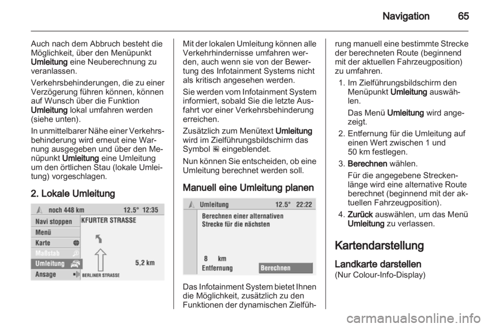 OPEL ASTRA H 2012  Infotainment-Handbuch (in German) 