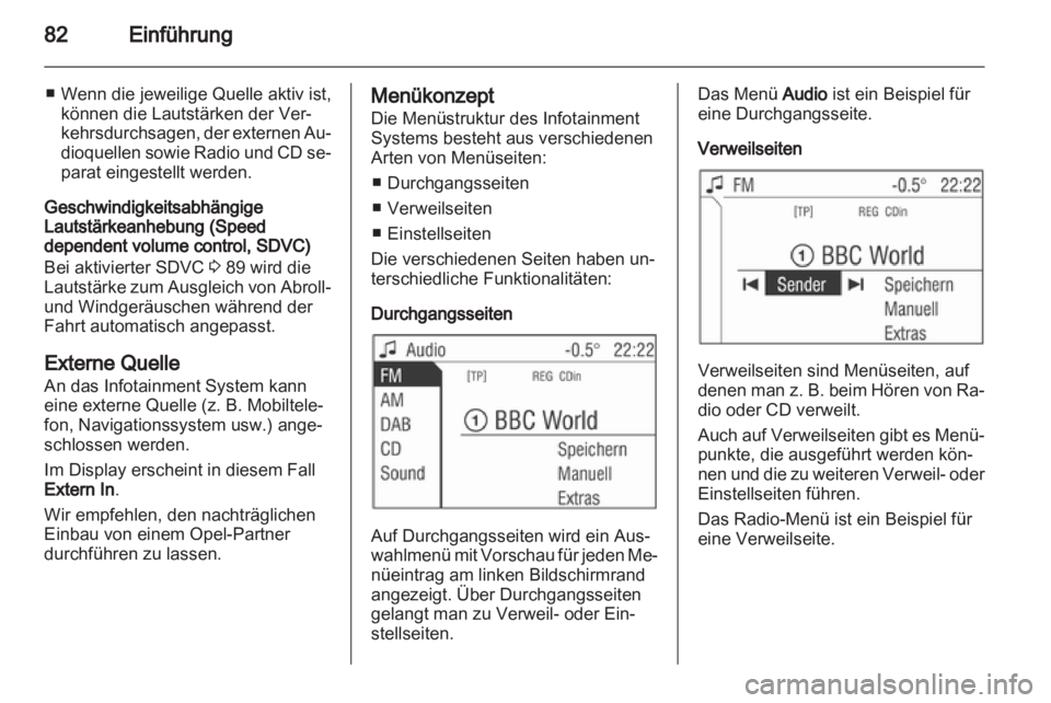 OPEL ASTRA H 2012  Infotainment-Handbuch (in German) 