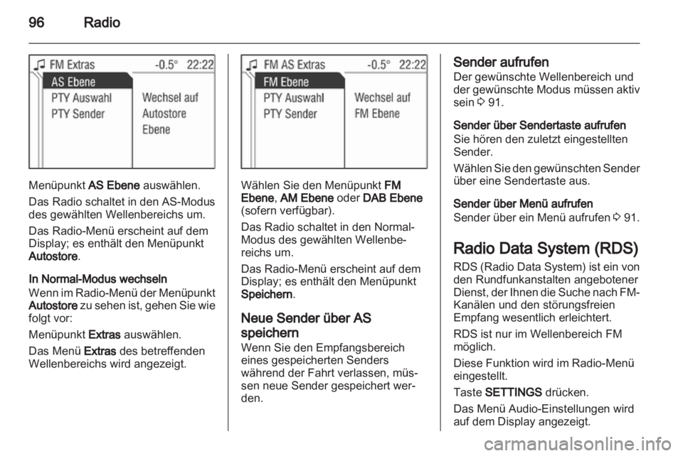 OPEL ASTRA H 2012  Infotainment-Handbuch (in German) 