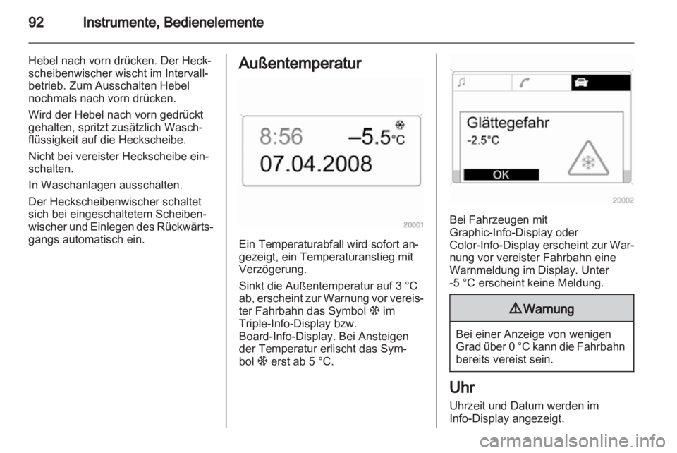 OPEL ASTRA H 2012  Betriebsanleitung (in German) 