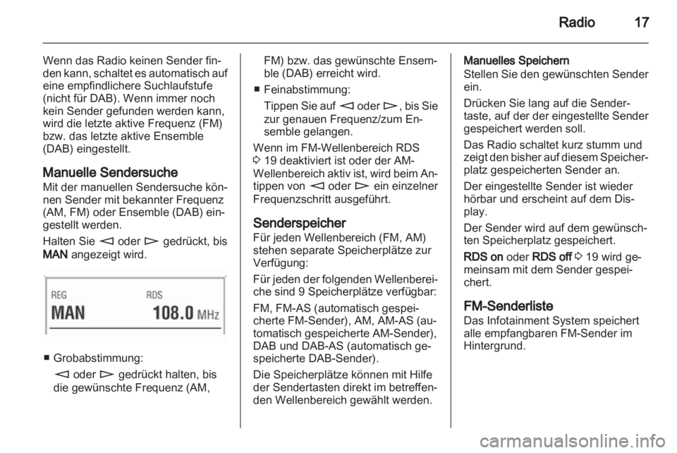 OPEL ASTRA H 2013  Infotainment-Handbuch (in German) 