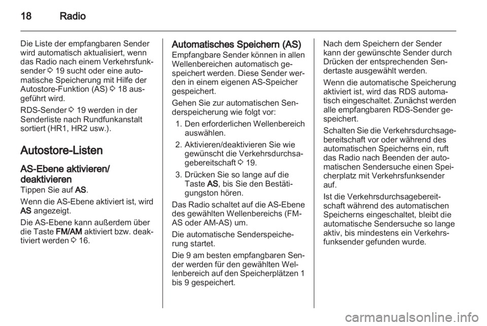 OPEL ASTRA H 2013  Infotainment-Handbuch (in German) 