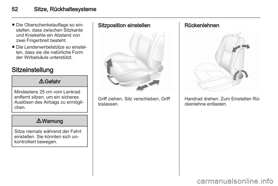 OPEL ASTRA H 2013  Betriebsanleitung (in German) 