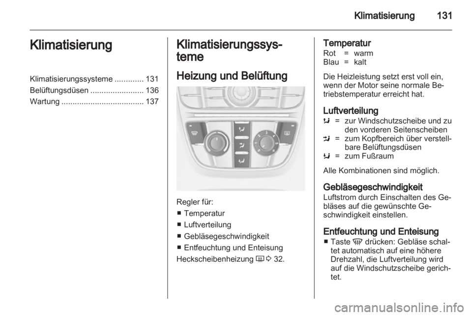 OPEL ASTRA J 2011  Betriebsanleitung (in German) 