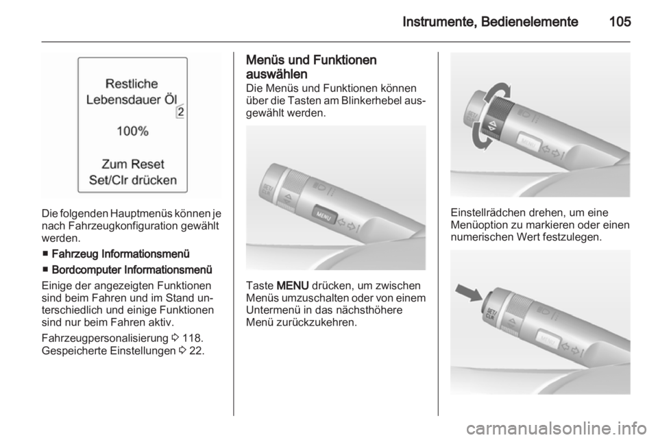 OPEL ASTRA J 2011.5  Betriebsanleitung (in German) 