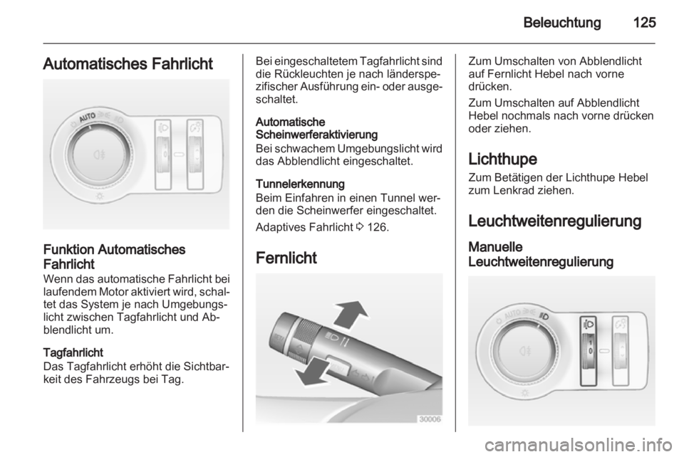 OPEL ASTRA J 2011.5  Betriebsanleitung (in German) 