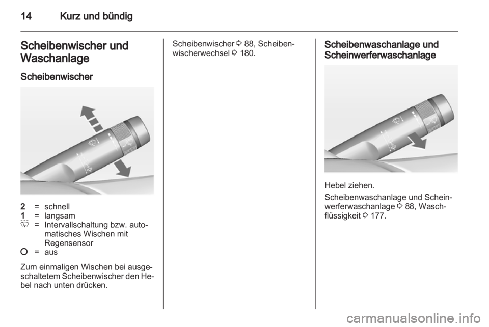 OPEL ASTRA J 2011.5  Betriebsanleitung (in German) 