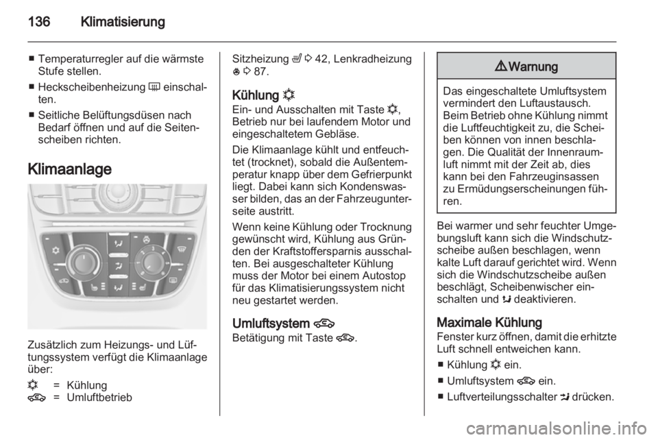 OPEL ASTRA J 2011.5  Betriebsanleitung (in German) 