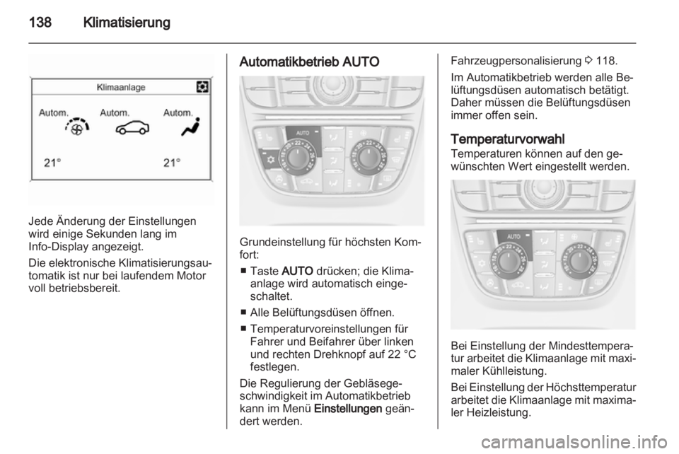 OPEL ASTRA J 2011.5  Betriebsanleitung (in German) 