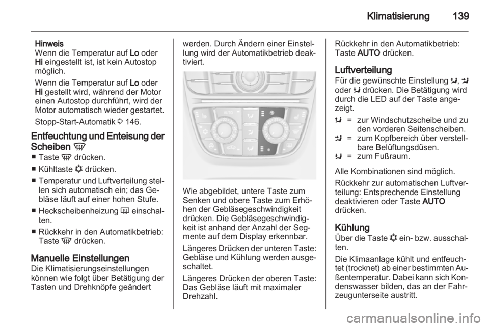 OPEL ASTRA J 2011.5  Betriebsanleitung (in German) 