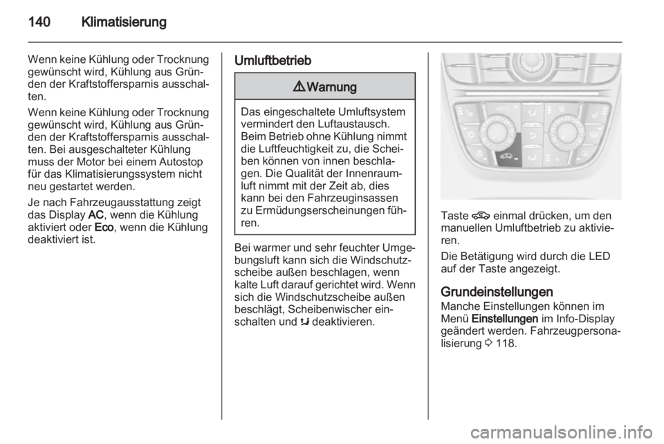 OPEL ASTRA J 2011.5  Betriebsanleitung (in German) 