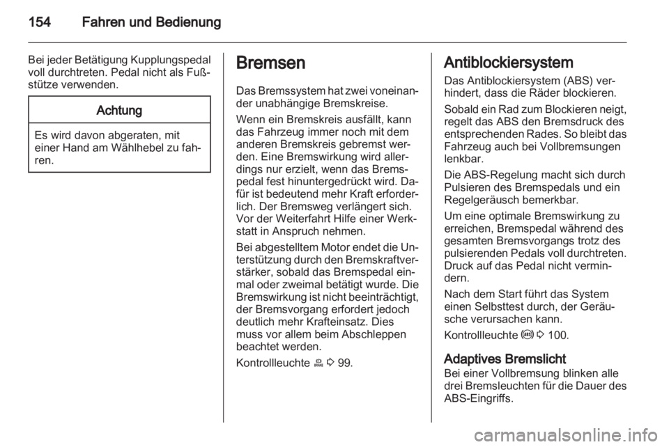 OPEL ASTRA J 2011.5  Betriebsanleitung (in German) 