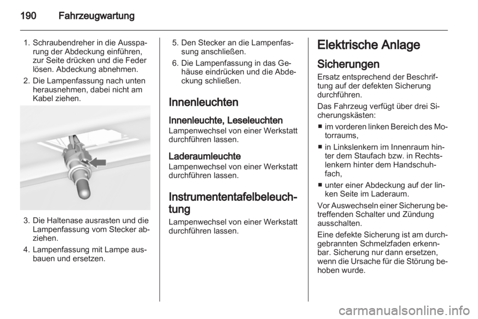 OPEL ASTRA J 2011.5  Betriebsanleitung (in German) 