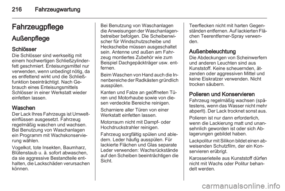 OPEL ASTRA J 2011.5  Betriebsanleitung (in German) 
