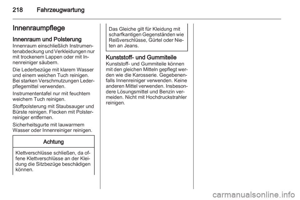 OPEL ASTRA J 2011.5  Betriebsanleitung (in German) 