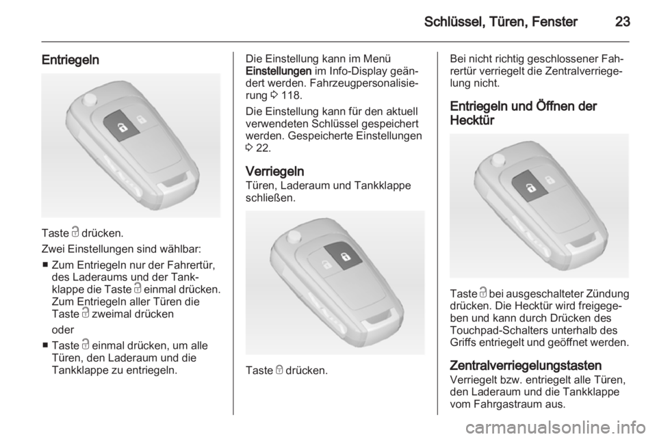 OPEL ASTRA J 2011.5  Betriebsanleitung (in German) 