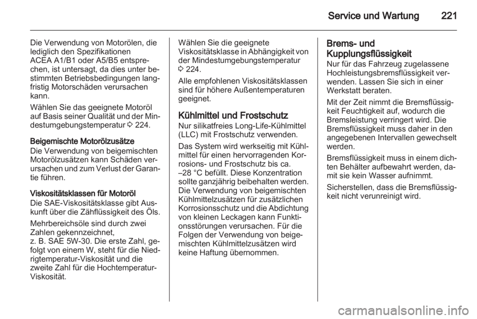 OPEL ASTRA J 2011.5  Betriebsanleitung (in German) 