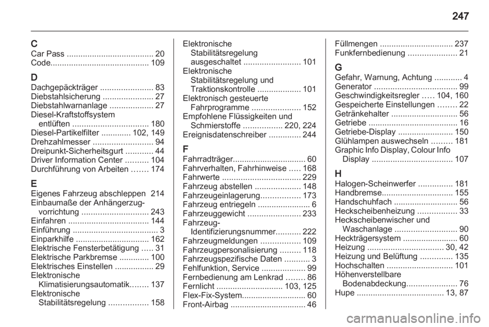 OPEL ASTRA J 2011.5  Betriebsanleitung (in German) 