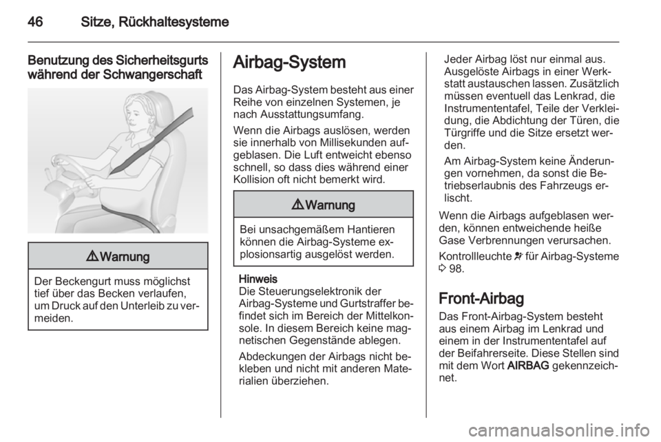 OPEL ASTRA J 2011.5  Betriebsanleitung (in German) 