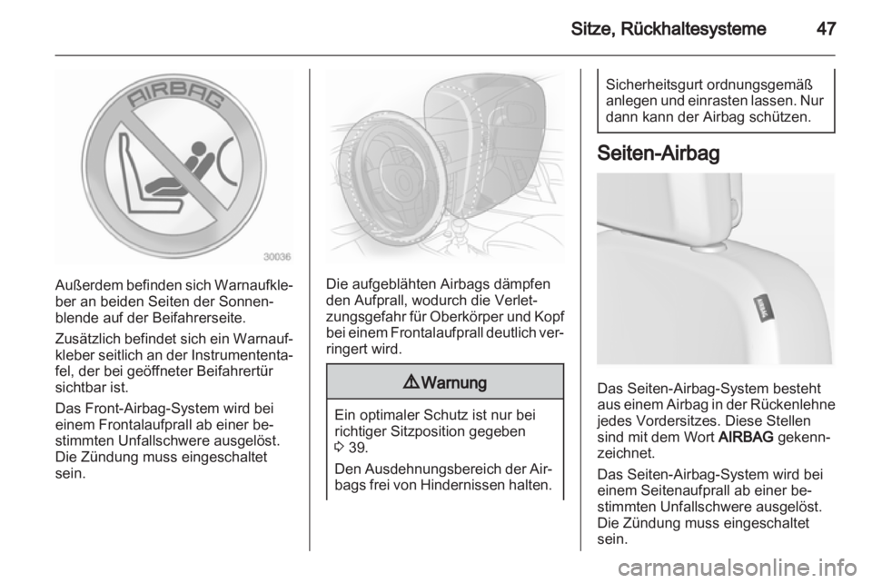 OPEL ASTRA J 2011.5  Betriebsanleitung (in German) 