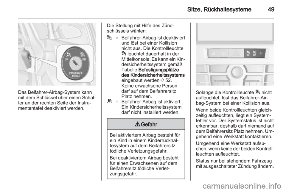 OPEL ASTRA J 2011.5  Betriebsanleitung (in German) 