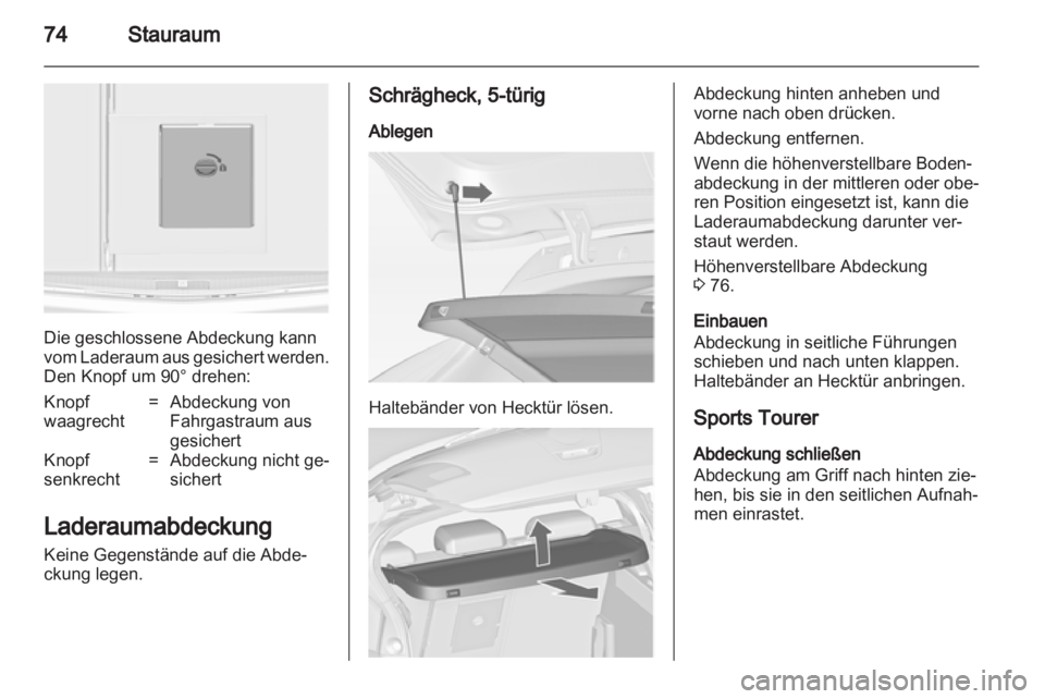 OPEL ASTRA J 2011.5  Betriebsanleitung (in German) 