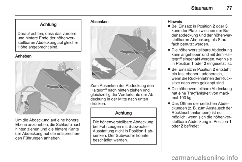 OPEL ASTRA J 2011.5  Betriebsanleitung (in German) 