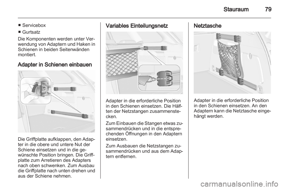 OPEL ASTRA J 2011.5  Betriebsanleitung (in German) 