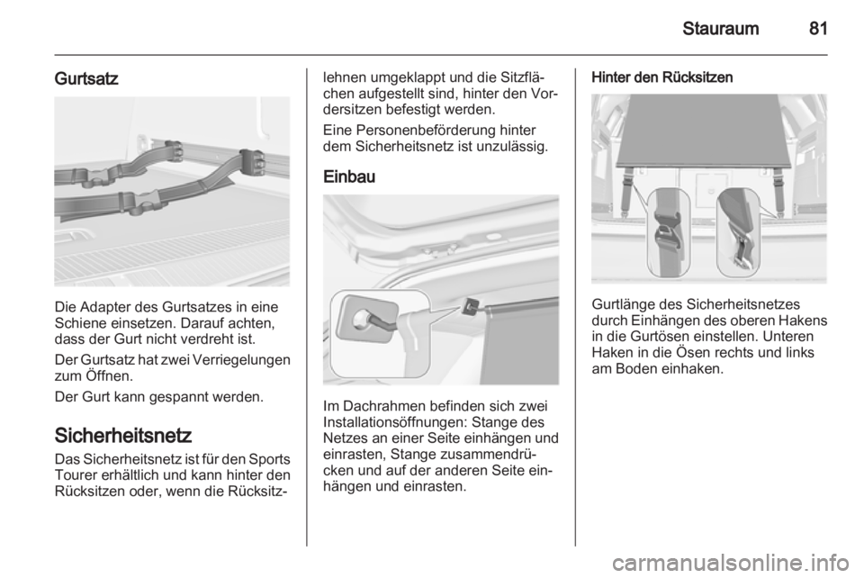 OPEL ASTRA J 2011.5  Betriebsanleitung (in German) 