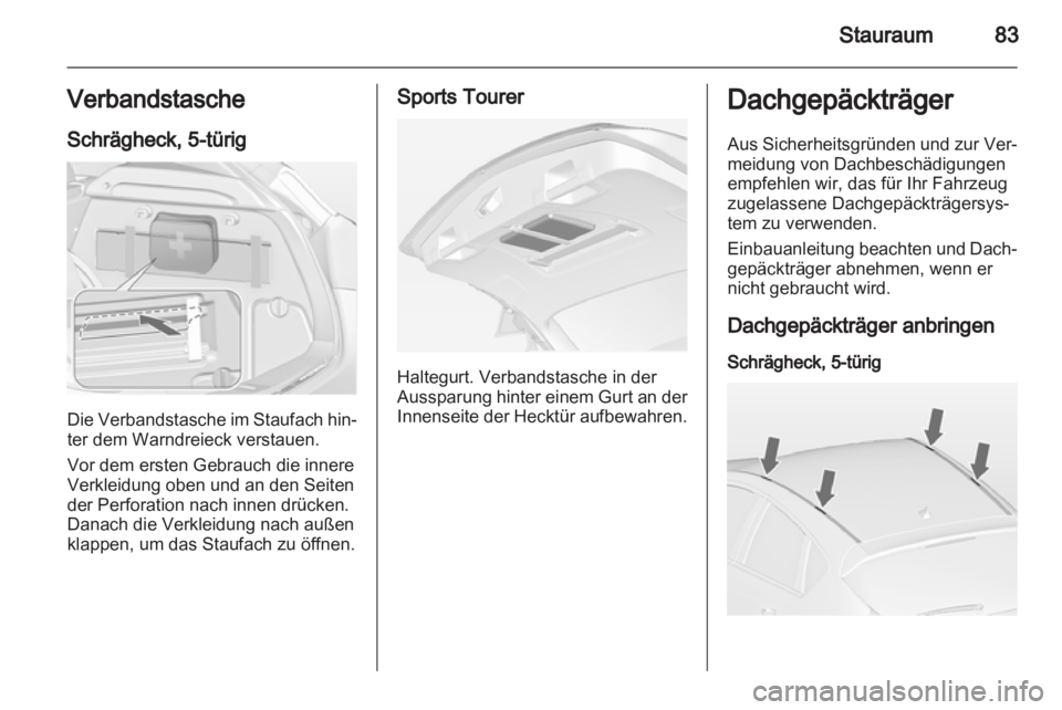 OPEL ASTRA J 2011.5  Betriebsanleitung (in German) 