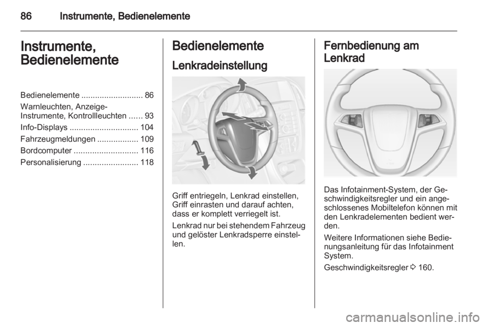 OPEL ASTRA J 2011.5  Betriebsanleitung (in German) 