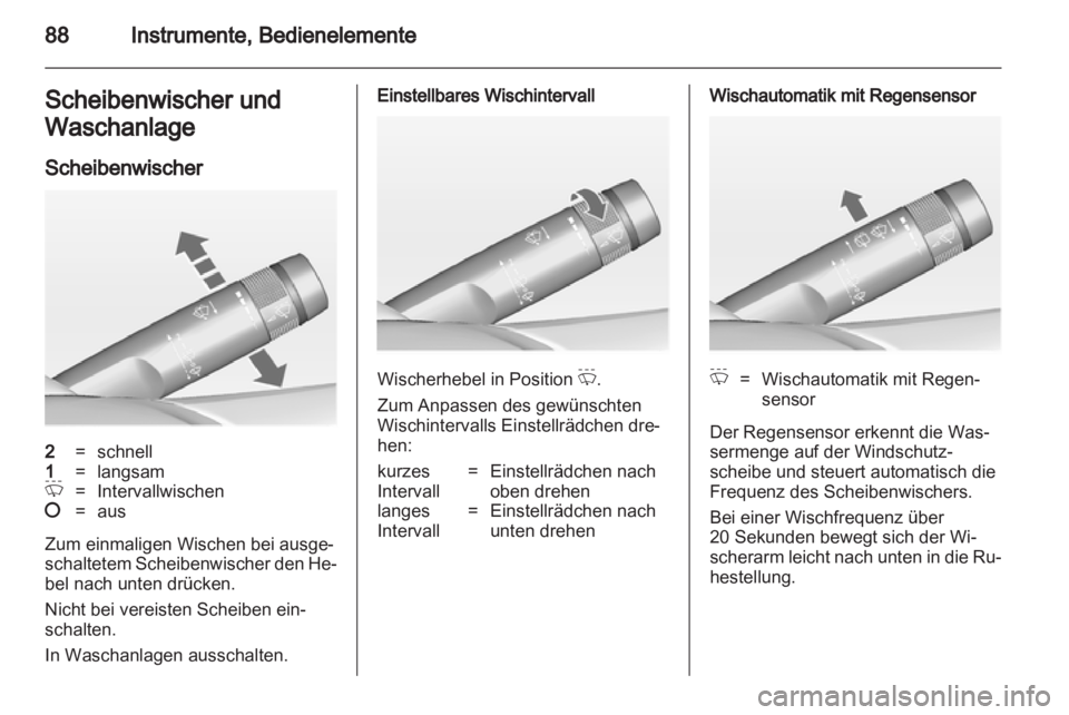 OPEL ASTRA J 2011.5  Betriebsanleitung (in German) 
