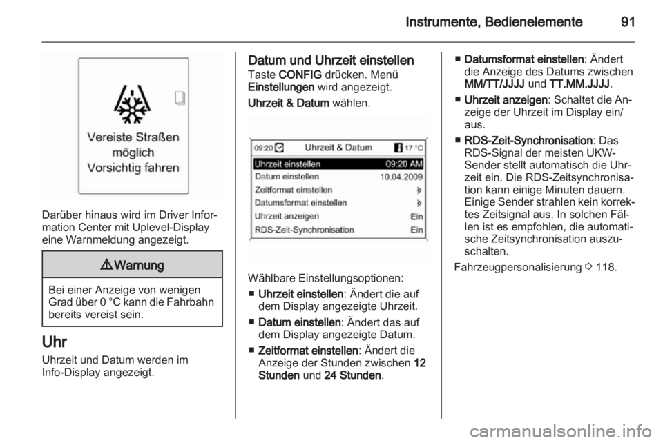 OPEL ASTRA J 2011.5  Betriebsanleitung (in German) 