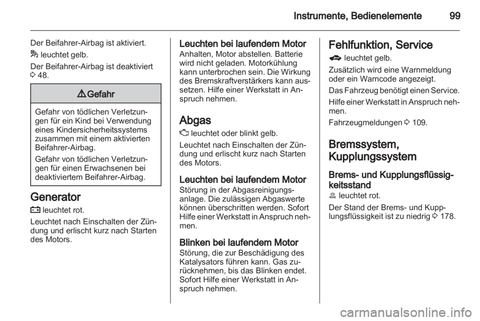 OPEL ASTRA J 2011.5  Betriebsanleitung (in German) 